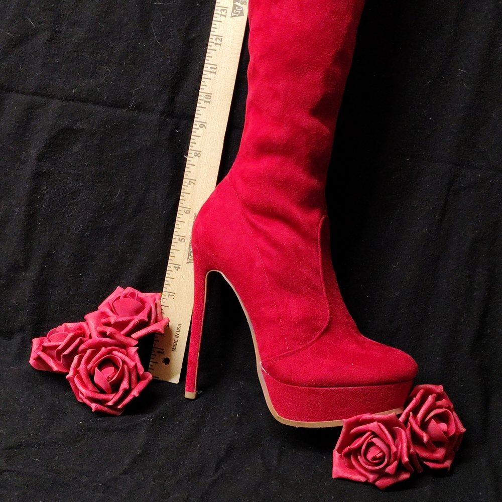 Fashion Nova Bold Otk Heeled Boots